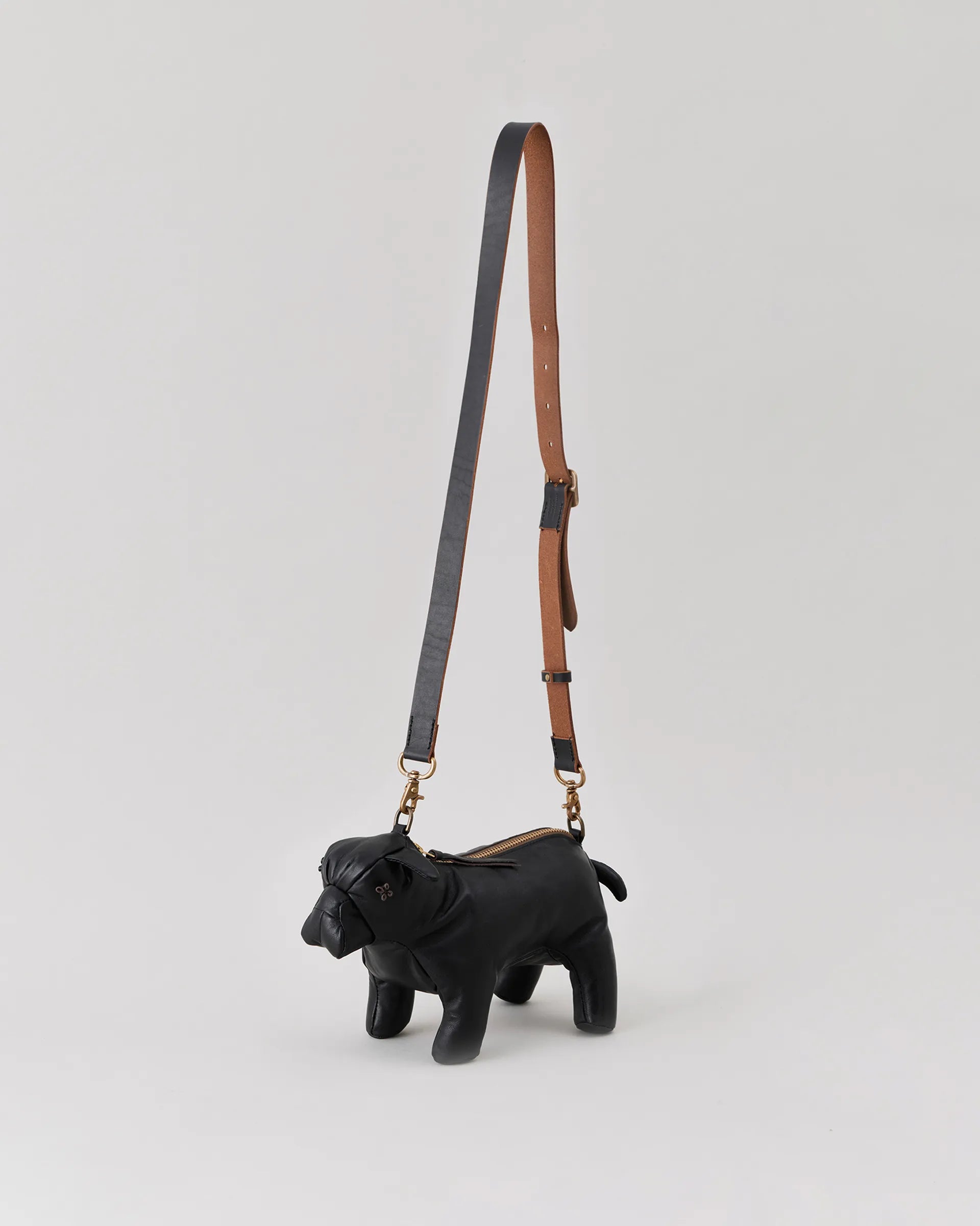 NICENESS 25AW B.CHESTY / Brown Core Lamb Leather Animal Bag